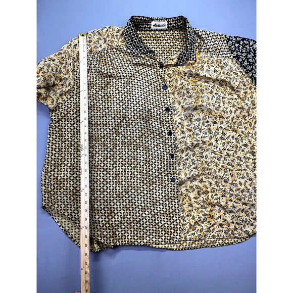 We Be Bop Patchwork Tunic Top Size 5XL Chest Size 66" Boho Women‎ - Picture 4 of 13